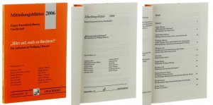 Hört auf, euch zu fürchten!. Ein Andenken an Wolfgang Ullmann. Mitteilungsblätter 2006. Eugen Rosenstock-Huessy Gesellschaft.