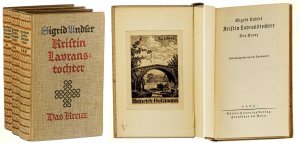 Kristin Lavranstochter. 3 Bände: Der Kranz; Die Frau; Das Kreuz. Hrsg. von J. Sandmeier.