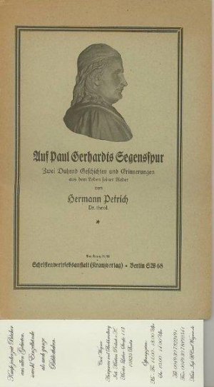 Auf Paul Gerhardts Segensspur. Zwei Dutzend Geschichten und Erinnerungen aus dem Leben seiner Lieder.