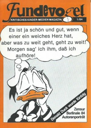 Fundevogel. (Jahrgang 1) Heft 1 / 84. Kritisches Kinder-Medien-Magazin. Aus dem Inhalt: Notate zu den Bilderbüchern Irmgard Luchts / Birgit Dankert: Zu […]