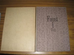 antiquarisches Buch – Goethe, Johann Wolfgang von und Johann Holtz – Faust I Teil Eine Tragödie. Faksimiledruck nach der Originalhandschrift von Johann Holtz.