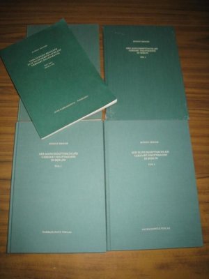 Der Manuskriptnachlass Gerhart Hauptmanns komplett in 4 Bänden: Teil 1 - GH Hs 1-230. Teil 2 - GH Hs 230-470. Teil 3 - GH Hs 471-780 und Anhang 1-80. […]