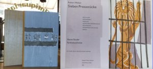 Sieben Prosastücke. Mit 12 OriginalHolzschnitten von Hans Studer. Zudem lose beigelegt 1 separat signierter Orig.Holzschnitt des Künstlers. (Enthalten […]