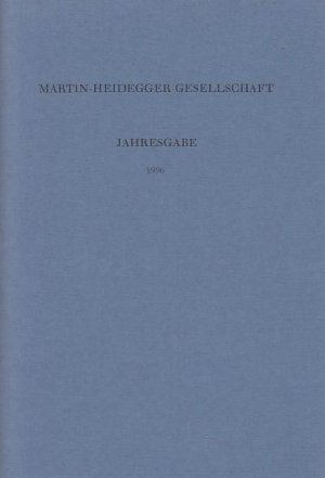 Erinnerung an Martin Heidegger. Meßkirch 25.Mai 1996. Vortrag gehalten auf der 8.Tagung der Martin-HeideggerGesellschaft.