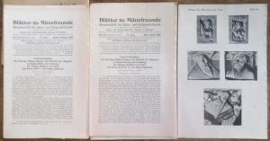 Blätter für Münzfreunde. 77. Jahrgang 1942 mit den Nummern 1/2, 3/4 und 5/6 (Januar bis Juni, fortlaufende Nummern 742/743 - 746/747. Letzter erschienener […]