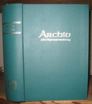 gebrauchtes Buch – Archiv für Sippenforschung. - Schriftleitung: Gisela Kretschmer. - Beiträge: G.-Alexander Fülling und Johannes C. Zaeslein über Andreas Otto / Jürgen v. Gerlach / C. E. Proll u. a. - – 51. und 52. Jahrgang 1985 - 1986: Archiv für Sippenforschung mit praktischer Forschungshilfe. - Hefte 97 - 104. - Aus dem Inhalt: G.-Alexander Fülling und Johannes C. Zaeslein - Andreas Otto. Ein Hesse als Basler Schulrektor und seine Nachkommen / Jürgen v. Gerlach: 250 Jahre Gerlach' scher Adel - Adelsverleihung an den Hofgerichtsrat Lebrecht Gerlach 1735 / C. E. Proll: Die Harkorts, ein altes westfälisches Geschlecht.