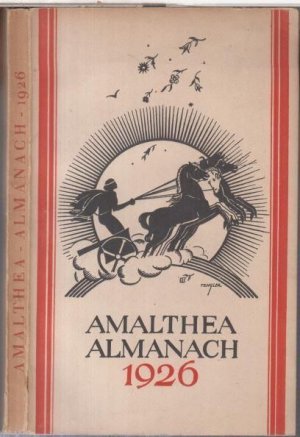 Amalthea Almanach 1926 und Jubiläums-Almanach 1917 - 1927. - Aus dem Inhalt: Gottfried Keller - Morgen / Julius Rodenberg: Die psychologischen Grundlagen der neuen Buchkunst / Julius Lange: Vom Kunstwert / Oskar Mitis: Kronprinz Rudolf / Jonas Kreppel: Die Juden nach dem Weltkriege / Benedetto Croce: Walter Scott / Hans Schließmann: Karikatur Anton Bruckner // Kobald: Beethovens Wiener Frauenkreis / Schwerdfeger: Lob und Herkommen der Stadt Wien / Stifter: Idealismus und Realismus in der Kunst / Muschg: Babylon / Fülöp-Miller: Der kollektive Mensch. -