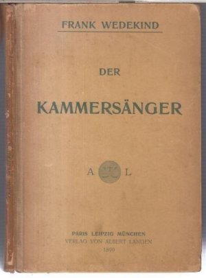 Der Kammersänger. Drei Scenen.