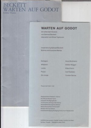 Programmheft zu: Warten auf Godot. - Inszenierung: Samuel Beckett. - Darsteller: Horst Bollmann, Stefan Wigger, Klaus Herm, Carl Raddatz, Torsten Sense […]