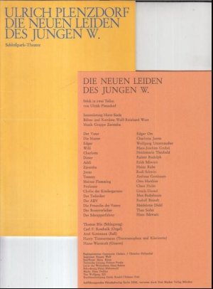 Programmheft zu: Die neuen Leiden des jungen W. - Spielzeit 1972 / 1973, Heft 17. Stück von Ulrich Plenzdorf. - Inszenierung: Horst Siede. - Mitwirkende […]