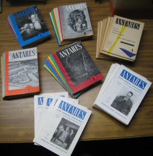 Antares. Komplette Reihe mit 1. - 7. Jahrgang, Oktober 1952 - Juni 1959 ( mehr nicht erschienen ). - Französische Hefte für Kunst, Literatur und Wissenschaft […]