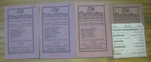 Die Schaubühne / Die Weltbühne: 14. Jahrgang 1918, Konvolut mit 4 Heften. - es liegen vor: Nummer 3 (17. Januar), 5 (31. Januar), 28 (11. Juli) und 34 […]