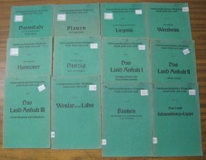 Familiengeschichtlicher Wegweiser. Durch Stadt und Land. Komplette Reihe mit den Heften 1 - 19, 1936 bis 1966. - Inhalt: Darmstadt und die Hessische Provinz […]