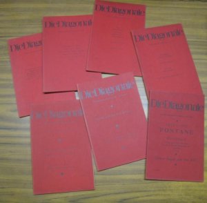 Die Diagonale. Hefte 1-2 und 5-9, 1. - 4. Jahrgang, 1966 bis 1969. Alle Erschienen OHNE Doppelheft 3/4. - Halbjahreszeitschrift für Dichtung (Literatur […]