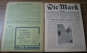 Die Mark. Doppelband 1930 (26. Jahrgang) und 1931 (27.Jg.), jeweils komplett mit den Heften 1 - 11/12. - Angebunden ist das Doppelheft 1/2 des 28. Jahrgangs […]