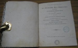 antiquarisches Buch – Lazare Hoche – Pieces relatives a la Marche des Troupes detachees  de l' Armee de Sambre et Meuse pour se rendre a Brest suivies d' une lettre du General Hoche au citoyen du Fresne St. Leon, membre du conseil des cinq cents et rapporteur de la Commission de surveillance de la Tresorie et d' une seconde lettre a Monsieur Welsch, Negociant a Francfort. -