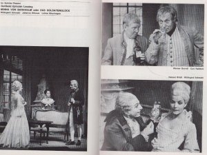 antiquarisches Buch – Gustafsson, Lars  – Die nächtliche Huldigung" , "König Heinrich der Vierte" , "Minna von Barnhelm" , "Der Kandidat" , "Der Revisor". Programmhefte der Spielzeiten  1970-1972. Konvolut mit 5 Heften.