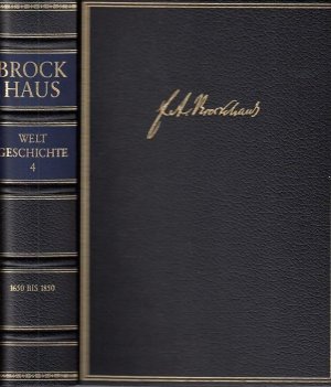 gebrauchtes Buch – Brockhaus-Redaktion  – Die Weltgeschichte. Band 4 apart:  Wege in die Moderne (1650 - 1850) (= Brockhaus, Die Bibliothek. Weltgeschichte Band 4).