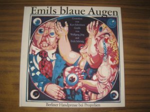 Emils blaue Augen. Groteske. Hrsg. Von Ernst Schwitters und Friedhelm Lach. Mit 11 Original-Linolschnitten von Wolfgang Jörg und Erich Schönig.