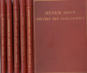 Dramatische Werke. 5 Bände der Reihe. Es liegen vor: 1) Die Stützen der Gesellschaft. 2) Rosmersholm. 3) Hedda Gabler. 4) Frau Inger von Oestrot. 5) Die […]