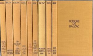 9 Bände der gesammelten Werke. Es liegen vor: 1) Heimliche Könige - Novellen / 2) Die Lilie im Tal / 3) Eugenie Grandet / 4) Vetter Pons / 5) Pariser […]