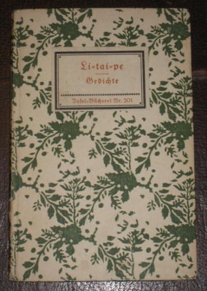 Insel-Bücherei Nr. 201: Nachdichtungen von Klabund ( Gedichte ) (= IB 201)