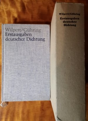 Erstausgaben deutscher Dichtungen: Eine Bibliographie zur deutschen Literatur 1600-1960.