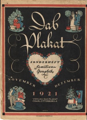Das Plakat. Sonderheft Familiengrafik. November, Dezember 1921 1921.