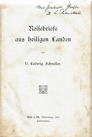 Reisebriefe aus heiligen Landen.