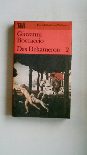 gebrauchtes Buch – Giovanni Boccaccio – DAS DEKAMERON BAND 2.