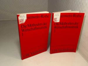 gebrauchtes Buch – Ingeborg Esenwein-Rothe – Die Methoden der Wirtschaftsstatistik. Band 1 und Band 2. (= UTB Uni-Taschenbücher - Bände 559 und 560).