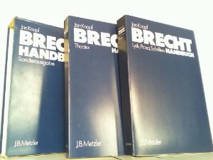 Brecht-Handbuch. In 2 Bänden KOMPLETT ! 1. Lyrik, Prosa, Schriften / 2. Theater. Sonderausgabe.