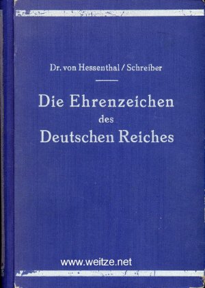 Die Ehrenzeichen des Deutschen Reiches