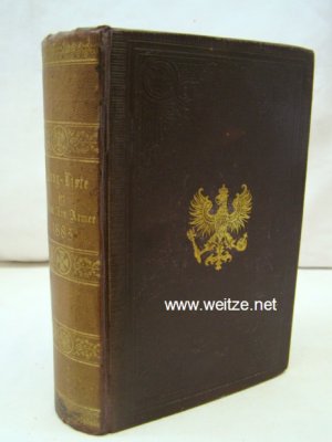 Rang- und Quartier-Liste der Königlich Preußischen Armee für 1885. Nebst Anciennetäts-Listen.