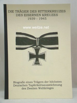 gebrauchtes Buch – Richter – Die Träger des Ritterkreuzes des Eisernen Kreuzes 1939 - 1945 -  Rittmeister Bruno Richter (Der unbesiegte Löwe von Kurland) - Biografie eines Trägers der höchsten Deutschen Tapferkeitsauszeichnung des Zweiten Weltkrieges.