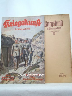 antiquarisches Buch – Kriegskunst in Wort und Bild – Zeitschrift für die deutsche Wehrmacht - PREIS PRO   STÜCK!!