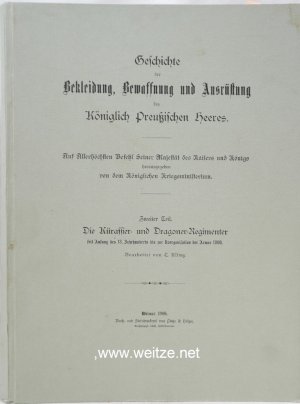 Geschichte der Bekleidung, Bewaffnung und Ausrüstung des Königlich Preußischen Heeres