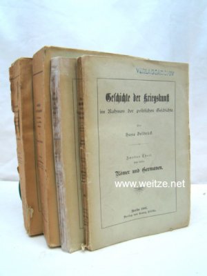 antiquarisches Buch – H Delbrück – Geschichte der Kriegskunst im Rahmen der politischen Geschichte