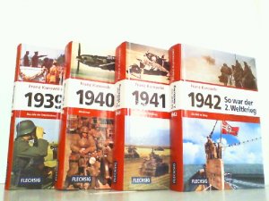 So war der Zweite Weltkrieg. Hier 1939-1942 Band 1-4 in 4 Büchern.