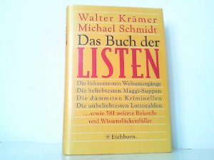 Das Buch der Listen - 581 Rekorde und Wissenslückenfüller aus Wirtschaft, Politik, Gesellschaft, Sport.