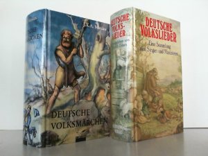 gebrauchtes Buch – Musäus und Zelton – Konvolut aus 2 Büchern: 1. Deutsche Volksmärchen. / 2. Deutsche Volkslieder.