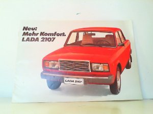 gebrauchtes Buch – Werbe-Prospekt LADA – Mehr Komfort LADA 2107.