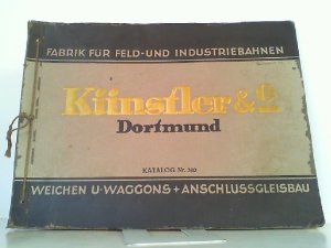 Fabrik für Feld- und Industriebahnen, Weichen und Waggons & Anschlussgleisbau. Katalog Nr. 320.