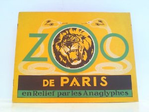 Album Zoo de Paris 1937 3d Anaglyphes.