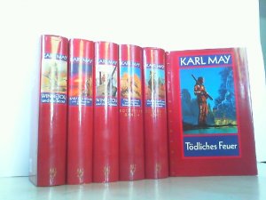 ROTE REIHE - 6 Bücher. 1. Winnetou und der Scout. Ein verschollener Roman erstmals als Buch veröffentlicht. / 2. Kara Ben Nemsi und die Rose von Kairwan […]