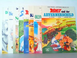 Konvolut aus 8 Heften GROSSER ASTERIX - BAND ! Hier Band XI bis XVIII: 11. Asterix und der Arvernerschild. / 12. Asterix bei den Olympischen Spielen. / […]