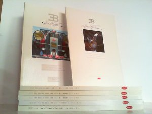 gebrauchtes Buch – Ettore Bugatti – EB Ettore Bugatti - Internationales Journal für Automobile und Kunstgegenstände. Hier Nummer 0 !! - 6 in 7 Büchern 1990 - 1993 KOMPLETT!