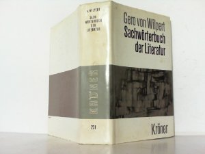 Sachwörterbuch der Literatur. (Kröners Taschenausgabe Band 231).