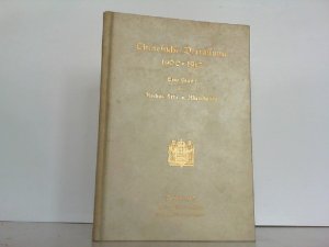 Chinesische Verfassung 1900-1917. Eine Studie.