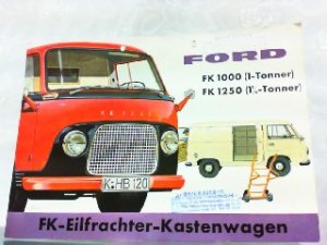 Ford Fk 1000 1 Tonner Fk 1250 Fk Eilfrachter Kastenwagen Werbe Prospekt Ford Buch Antiquarisch Kaufen A02g3xun01zz2